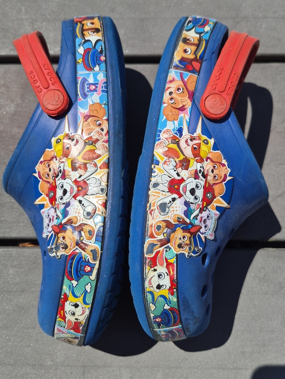 Paw Patrol Kids Crocs Size 13 - Picture 4 of 9